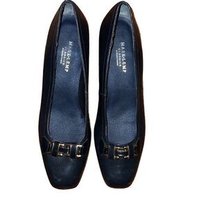 Mark Lemp Classics Blue Leather Shoes Size 9 N